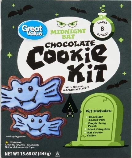 Kit biscotti Great Value Midnight Bat ""Chocolate"" miscela da forno + Streusel 445gr USA
