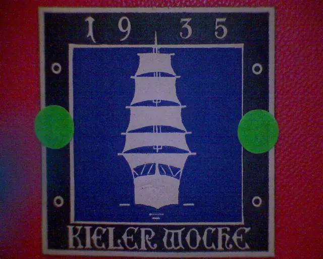 Reklamemarke  Kieler  Woche  1935