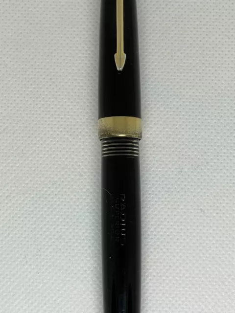 Penna Stilografica Radius 585 celluloide nera fountain pen leggi bene