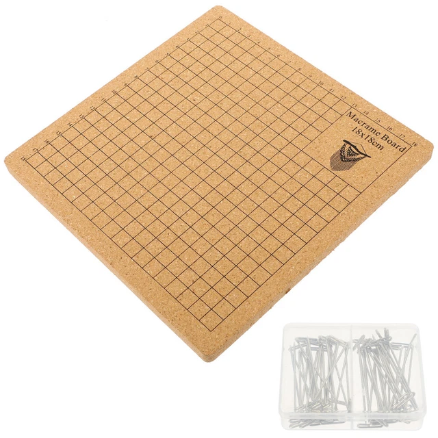 Lot De 2 Plaques Tressées Rondes Et Carrées Pour Perles Kumihimo - Pour Bricolage De Bracelet (cercle Et Carré