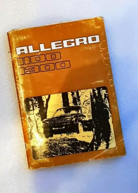 Austin Allegro 1300 1500  Driver's Handbook (1977)