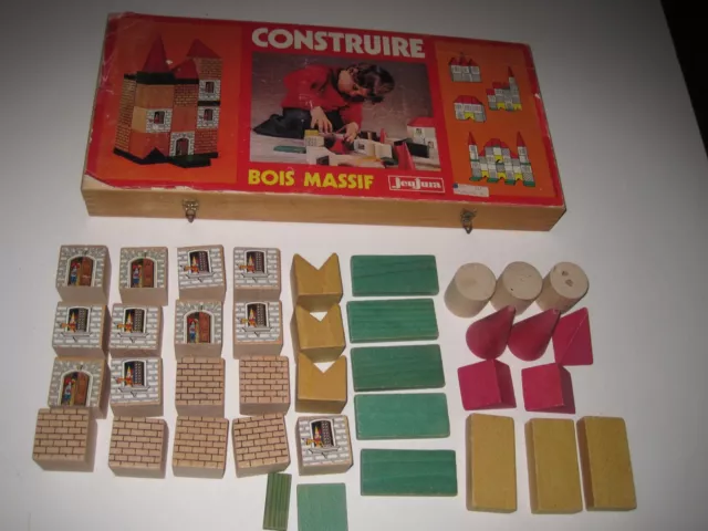 216- Jeu De Construction Jeujura Bois En Boite