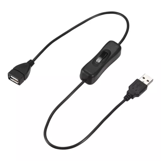 USB Câble ON/Off Interrupteur Mâle à Female Corde 50cm pour LED Bureau LED Bande