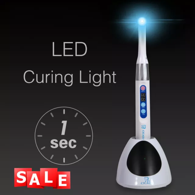 Dental Wireless Cordless Curing Light Lamp iLED 1 second LED Cure Light UK 3