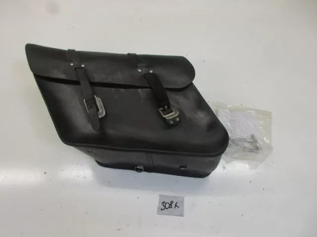 Satteltasche links 308. Harley Davidson Dyna Sportster Gepäcktasche Seitenkoffer