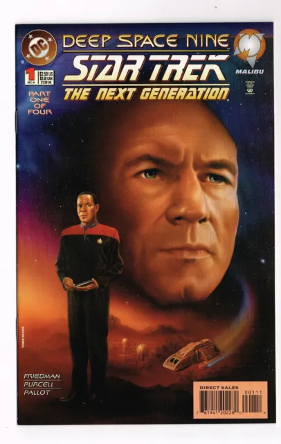 Star Trek The Next Generation/Deep Space Nine #1 Dc Comics 1994 Nm+ Purcell Art