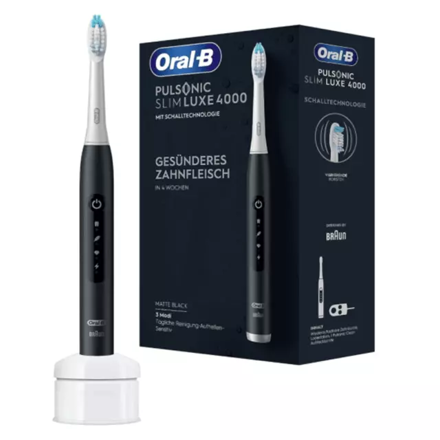 Oral-B Pulsonic Slim Luxe 4000 elektr. Zahnbürste matte black (2.Wahl) (ohne Bür