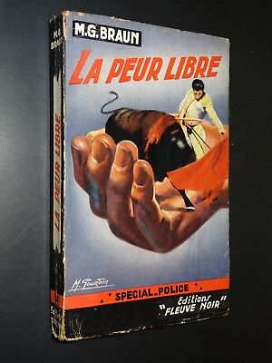 M.G Braun Fleuve Noir 221 Le Mauvais Signe Edition Originale de 1960 