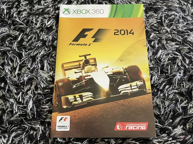 F1 Formula 1 2014 - Microsoft Xbox 360 - Manual Only