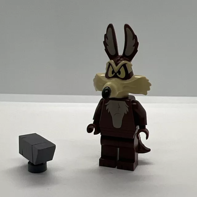 Lego Wile E. Coyote Collectible Minifigure Looney Tunes CMF w/ Anvil