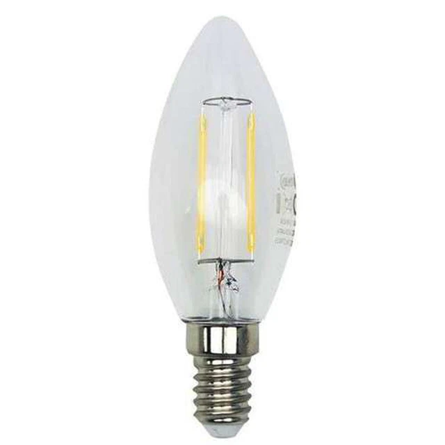 LightMe LED Filament Leuchtmittel Kerzenform 4W = 40W E14 klar 470lm warmweiß