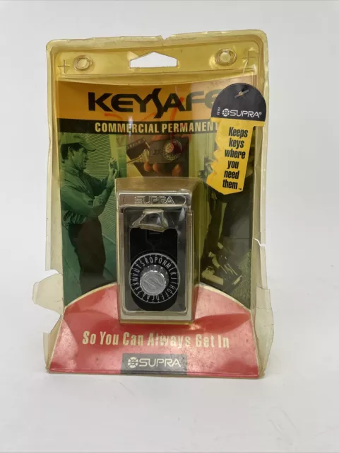 New Supra Keysafe 001006 Commercial Portable Key Safe Lock Box - Made in USA! New Supra Keysafe 001006 Commercial Portable Key Safe Lock Box - Made in USA!