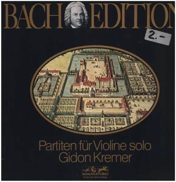 LP Bach / Gidon Kremer Partiten Für Violine Solo NEAR MINT Melodia-Eurodisc