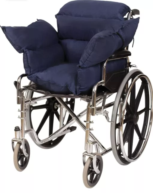 DMI Comfort Wheelchair Cushion & Pad, Recliner Cushion & Pillow, 16 x 22", Navy