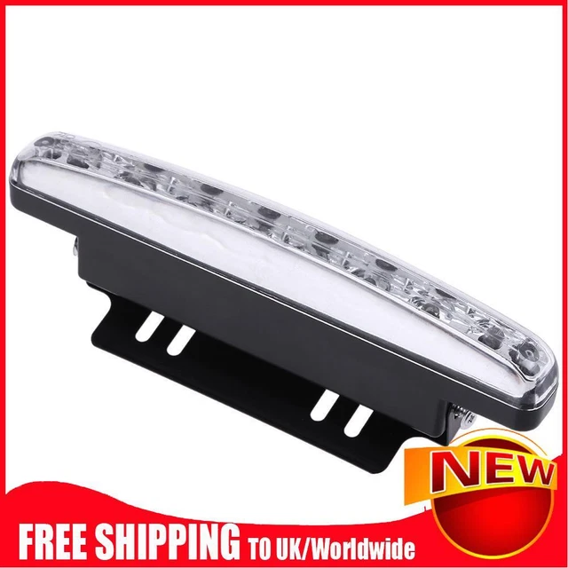 Luce DRL universale impermeabile 8 LED auto moto diurna lampada DRL