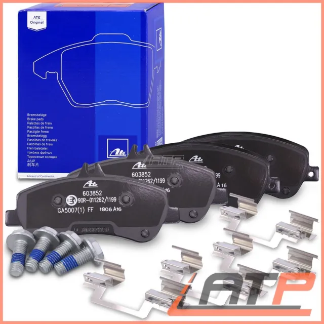 1x GENUINE ATE 13.0460-3852.2 BRAKE PAD SET KIT INCL. ACCESSORY FRONT AXLE