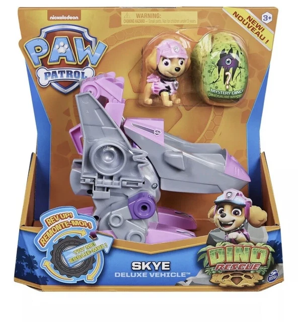 PAW PATROL SKYE deluxe vehicle, Dino Rescue New Never Open, £10.74