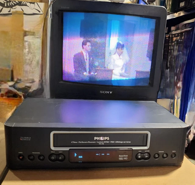 Magnétoscope Philips VR 730 en panne