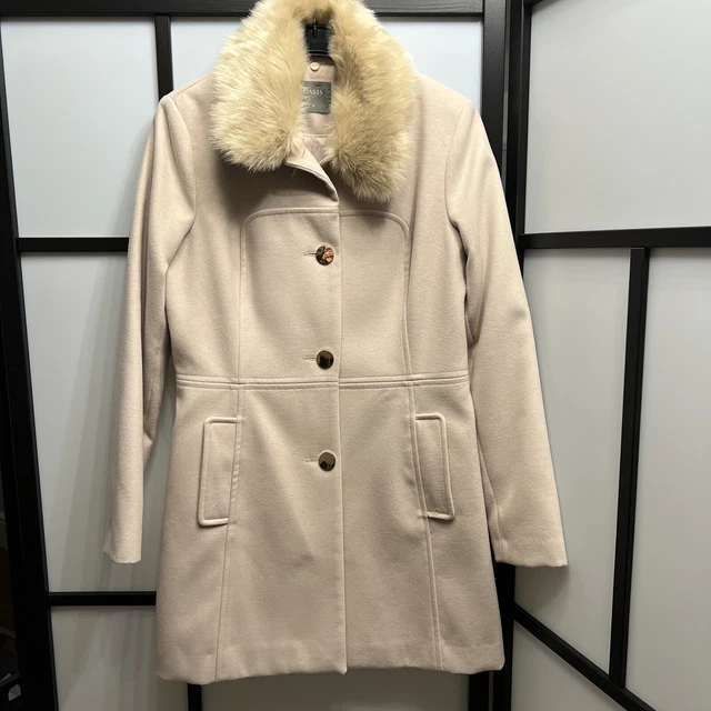 OASIS OLIVIA PRINCESS Coat Cream Beige Faux Fur Collar Ladies Size M BNWOT 40.00 PicClick UK