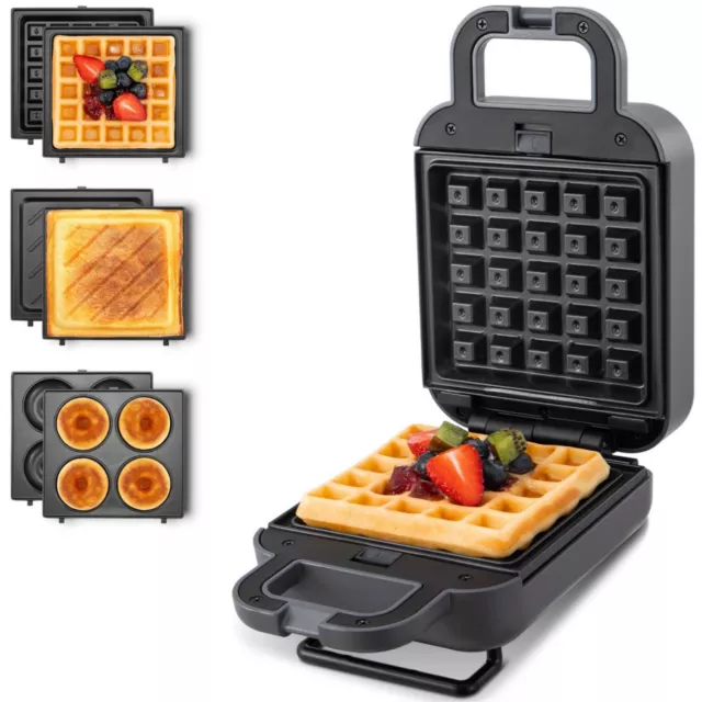 Bezia/Hiteclife Waffle Maker Mini, Sandwich Maker with Removable Plates CG-51