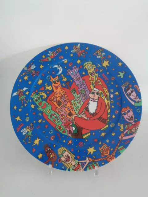 Rosenthal James Rizzi Christmas 2000 Teller Porzellan OVP Durchmesser  33 cm