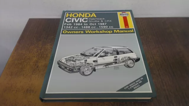 Honda Civic (Feb 84 - Oct 87) Haynes Repair Manual, Anon, J H Hay