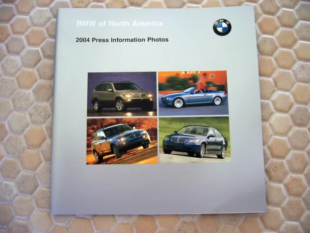 Bmw Official 3 5 6 7 Series M3 X3 X5 Z4 Press Kit Brochure 2004 Usa Edition
