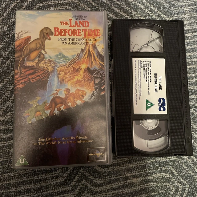 the-land-before-time-vhs-video-tape-1988-tested-working-good