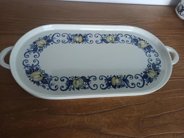 Plat De Service Vintage Price Kensington – Céramique Marron 4 Compartiments – UK