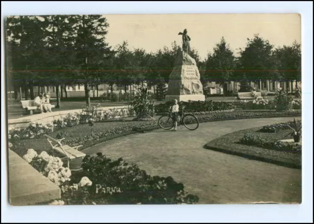 U6666/ Pärnu Estland Foto AK 1929  Junge mit Fahrrad