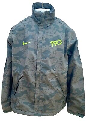 New NIKE Boys Total 90 T90  Football Tracksuit Jacket Camouflage Age 10-12 (M)