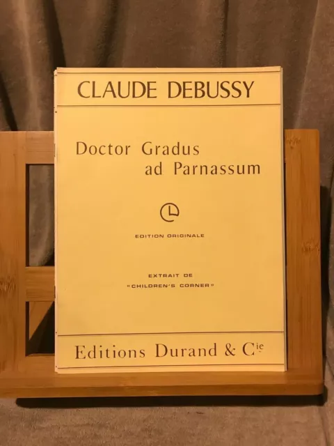 Debussy Doctor Gradus Ad Parnassum Children Corner 1 partition piano Durand