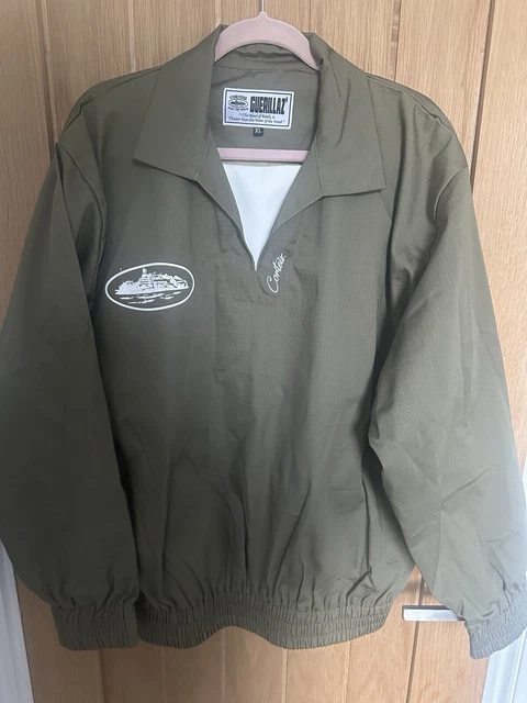 CORTEIZ GUERILLAZ DRILL Top Pullover Jacket Tonal Khaki