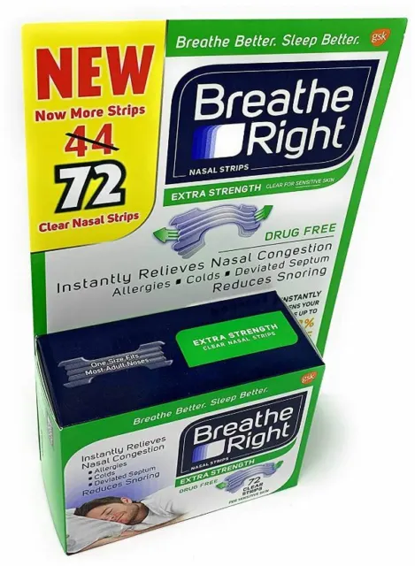 Breathe Right Nasal Strips Extra 72 Strips 3