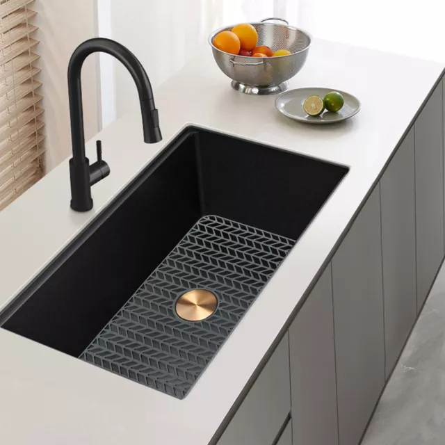 Kitchen Silicone Sink Protector Non-Slip Sink Mat Kitchen Food Drainer Rack
