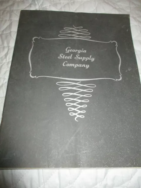 Antique Wrought Iron Catalog 1930's Georgia Steel Supply Company Atlanta Illus.