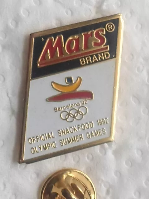 pin's Jeux Olympiques Barcelone 92 / MARS Chocolat  Sponsor - (# J1)