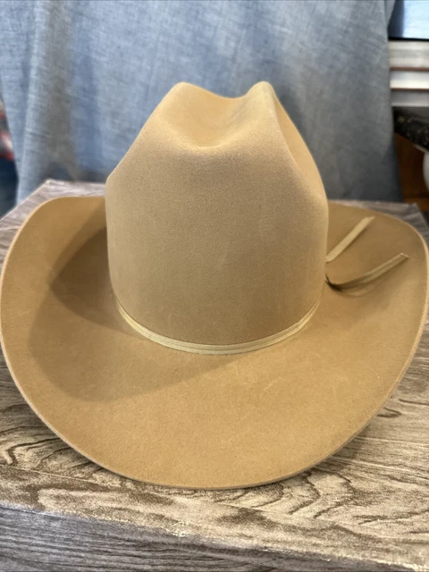 Churchill Ltd. Beaver Felt Hat 7 1/2 (Nieman-Marcus) Feather Western Vintage Churchill ltd. weekend western - Gem main image 4