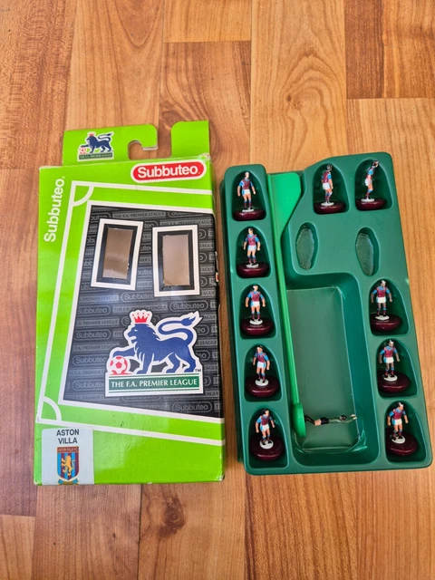 Équipe Subbuteo Aston Villa C100 LW - Modèle Lightweight Vintage - Parfait état