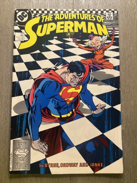 DC Comics The Adventures of Superman #441 1988 Byrne Ordway
