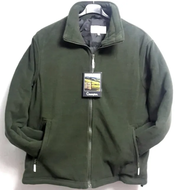 New Mens Extra Thick Fleece Heavy Duty Work Jacket Padded Warm Winter Size 4