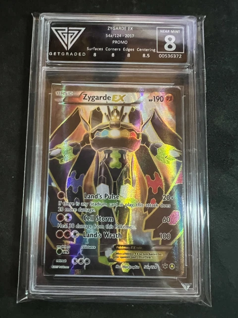Pokemon Zygarde EX 54a/124 Fates Collide GetGraded 8 - Klasse