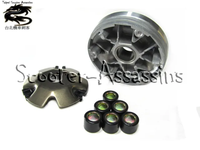 REPLACEMENT VARIATOR plus ROLLERS for PGO G Max 50 Big Max 50