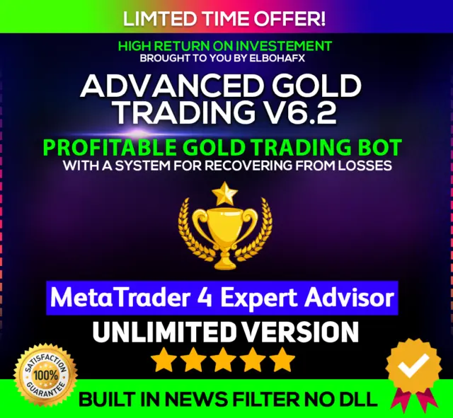 Advanced Gold Trading EA V6.2 MT4 Unlimited No DLL