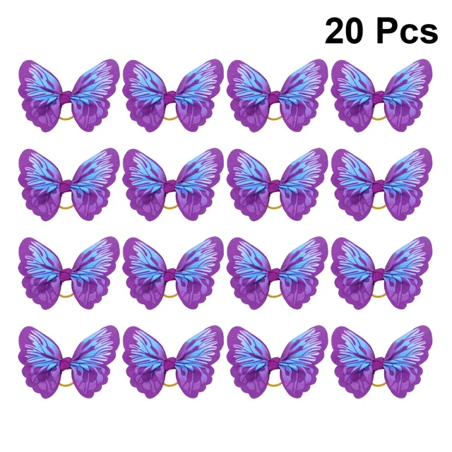 20 pz accessori copricapo cucciolo fiocchi per cane bambina