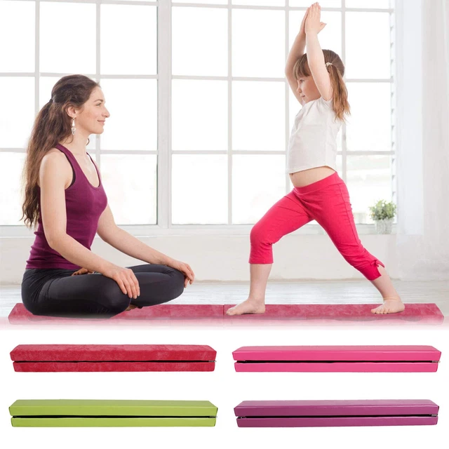 Poutre D'équilibre Pliable Rainbow 8 Pieds Pour Enfants 3-12 Ans - Gym