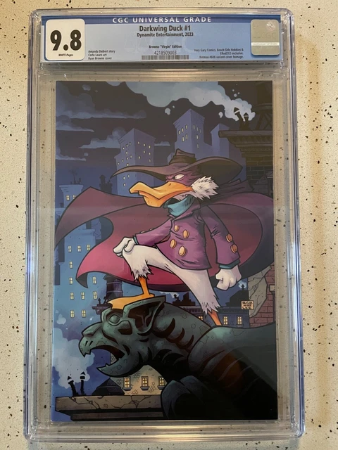 DARKWING DUCK #1 CGC 9.8 **Browne - Batman 608 Homage VIRGIN VARIANT* LTD/300 NM