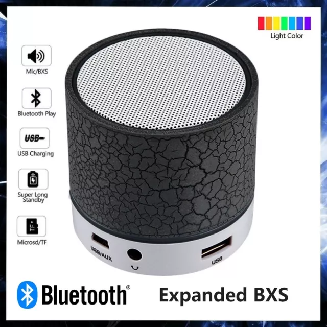 Haut-Parleurs Bluetooth Amplifiée Mini Portable Haut-Parleur Wifi sans Fil