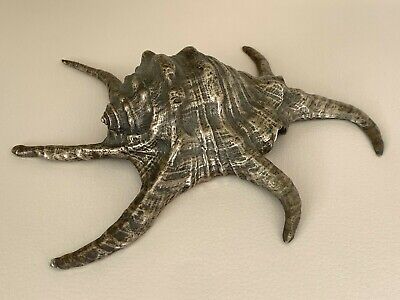 Maitland Smith Metal Brass Conch Shell Sculpture