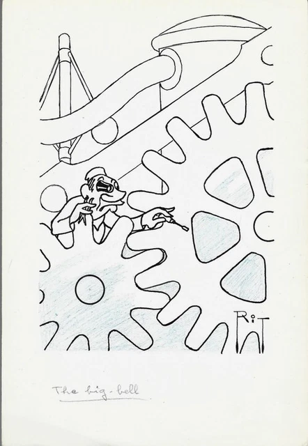 Dessin Original De Jules (Chez Smith) Signé Franquin – Super état, Pièce Unique Pour Collectionneurs !
